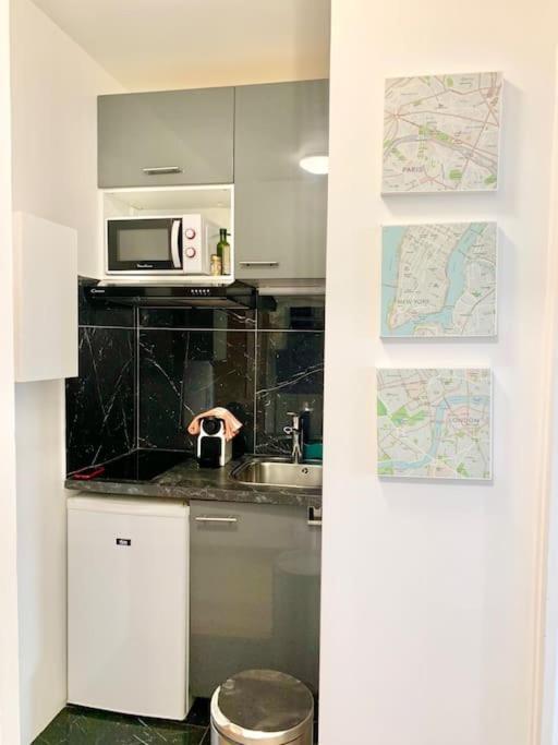 Cosy Studio Balcon Paris Montparnasse Exterior foto